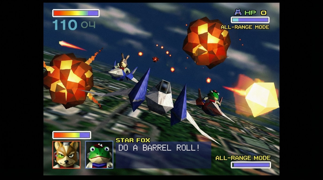Star Fox 64 game screenshot