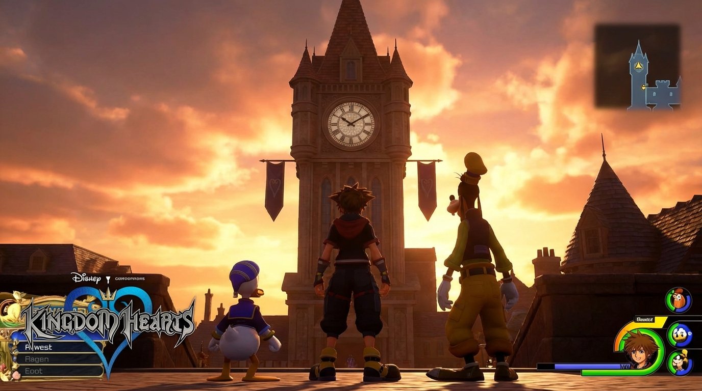 Kingdom Hearts game screenshot