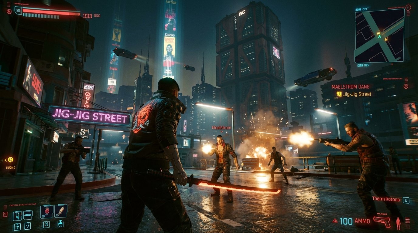 Cyberpunk 2077 game screenshot