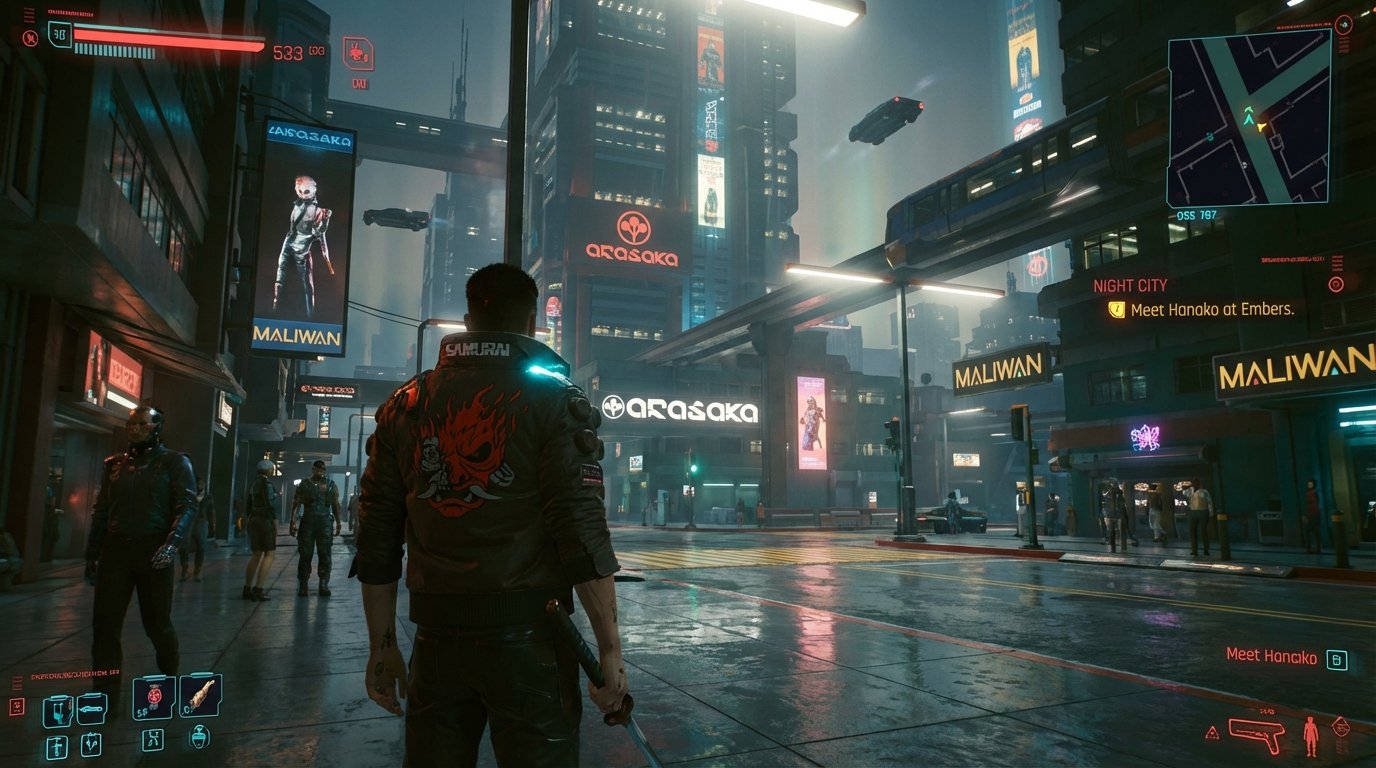 Cyberpunk 2077 game screenshot