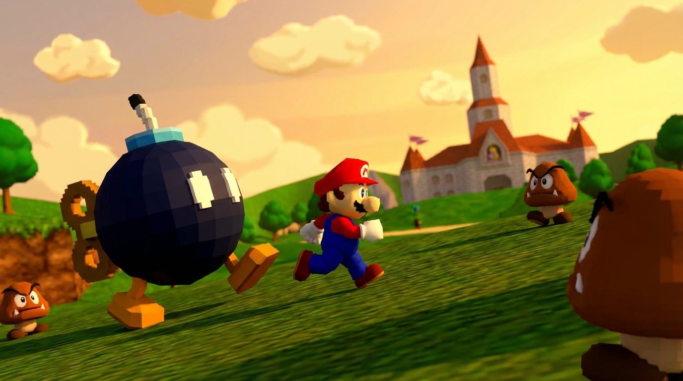 Super Mario 64 game screenshot