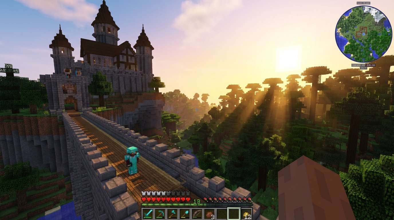 Minecraft game screenshot