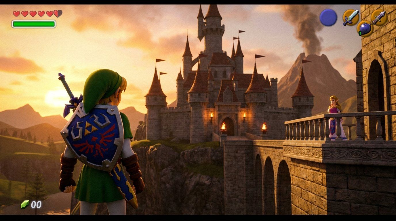 The Legend of Zelda: Ocarina of Time game screenshot