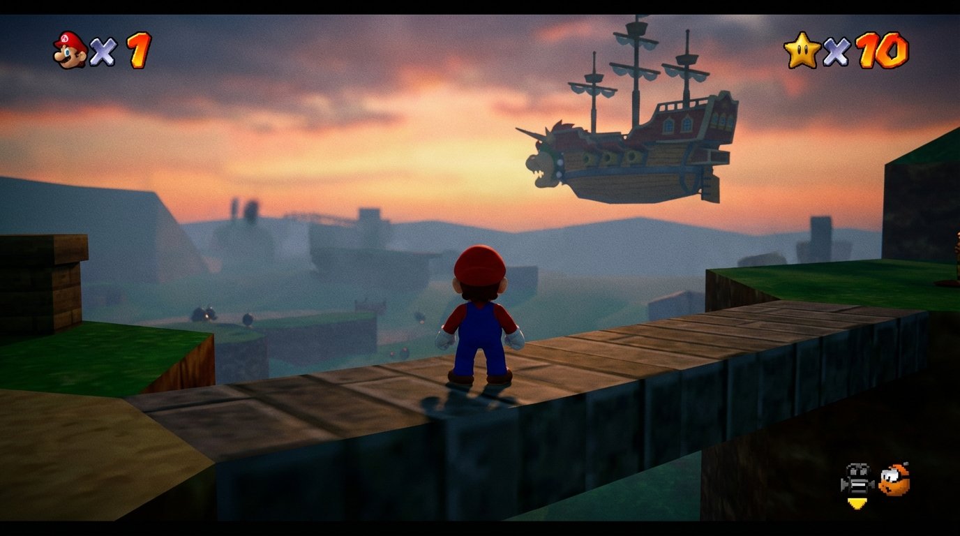 Super Mario 64 game screenshot