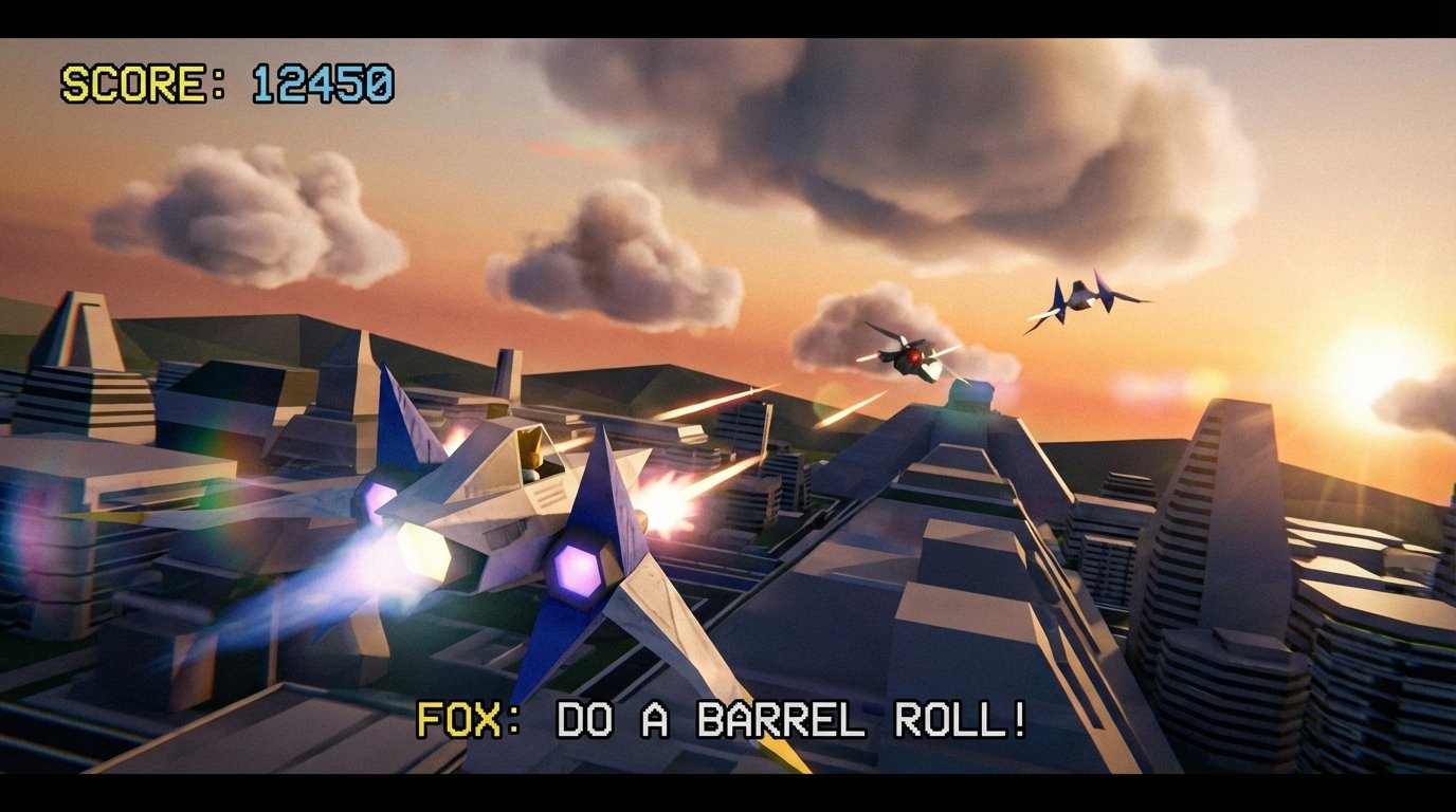 Star Fox 64 game screenshot