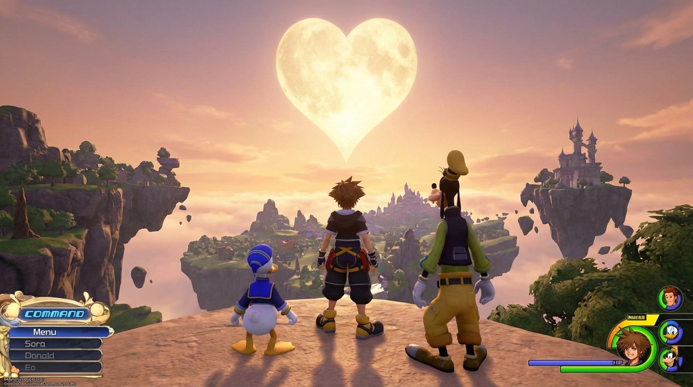 Kingdom Hearts game screenshot