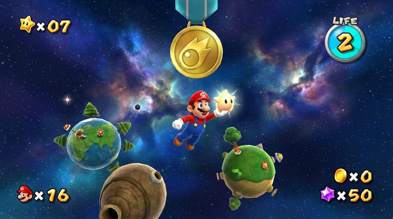 Super Mario Galaxy game screenshot