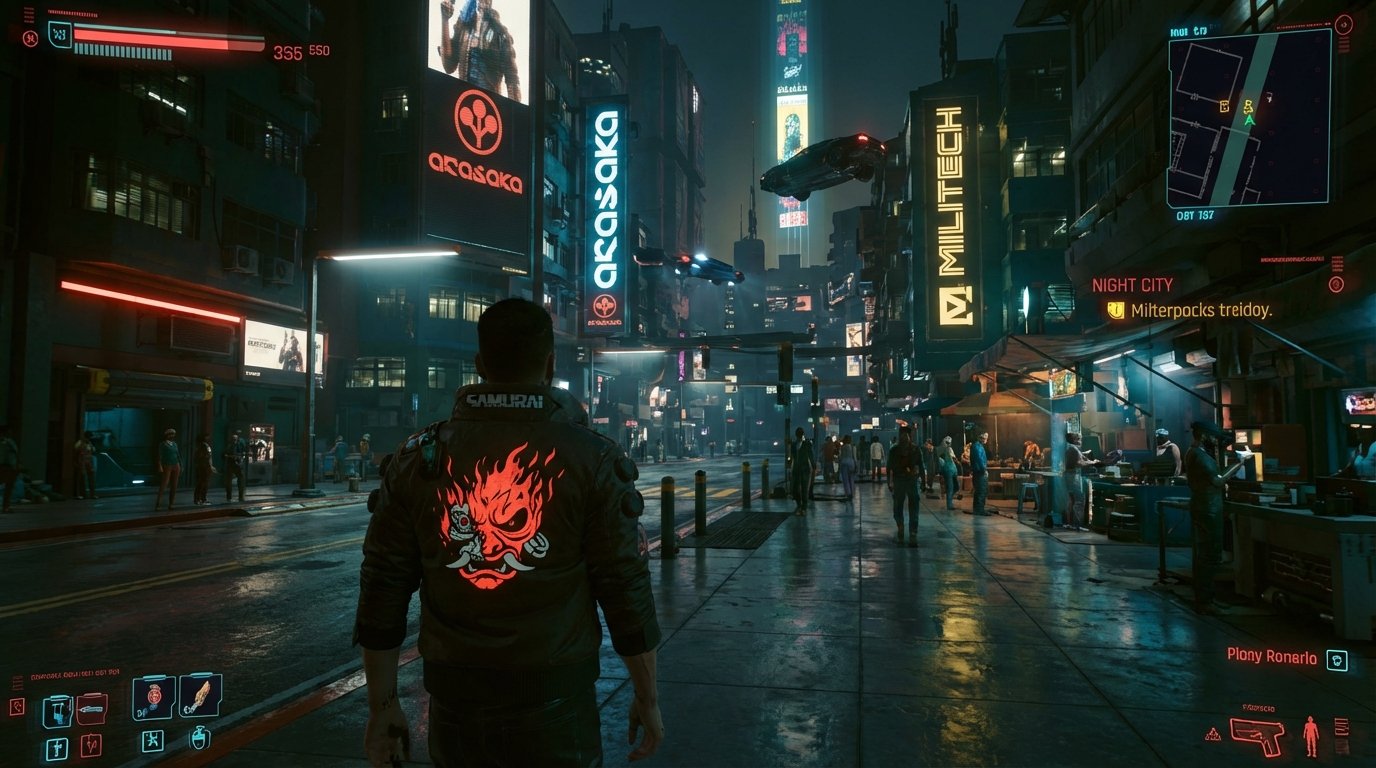 Cyberpunk 2077 game screenshot