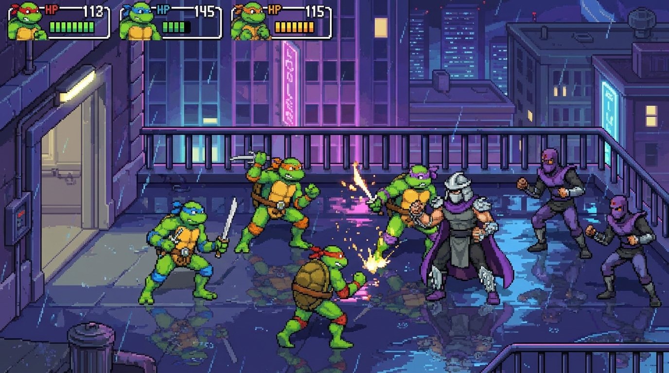 Teenage Mutant Ninja Turtles: Shredder’s Revenge game screenshot