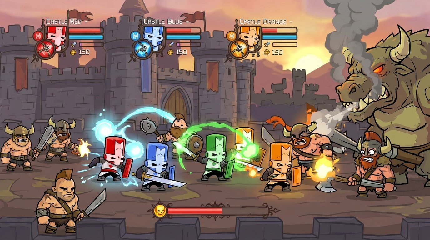 Castle Crashers game screenshot