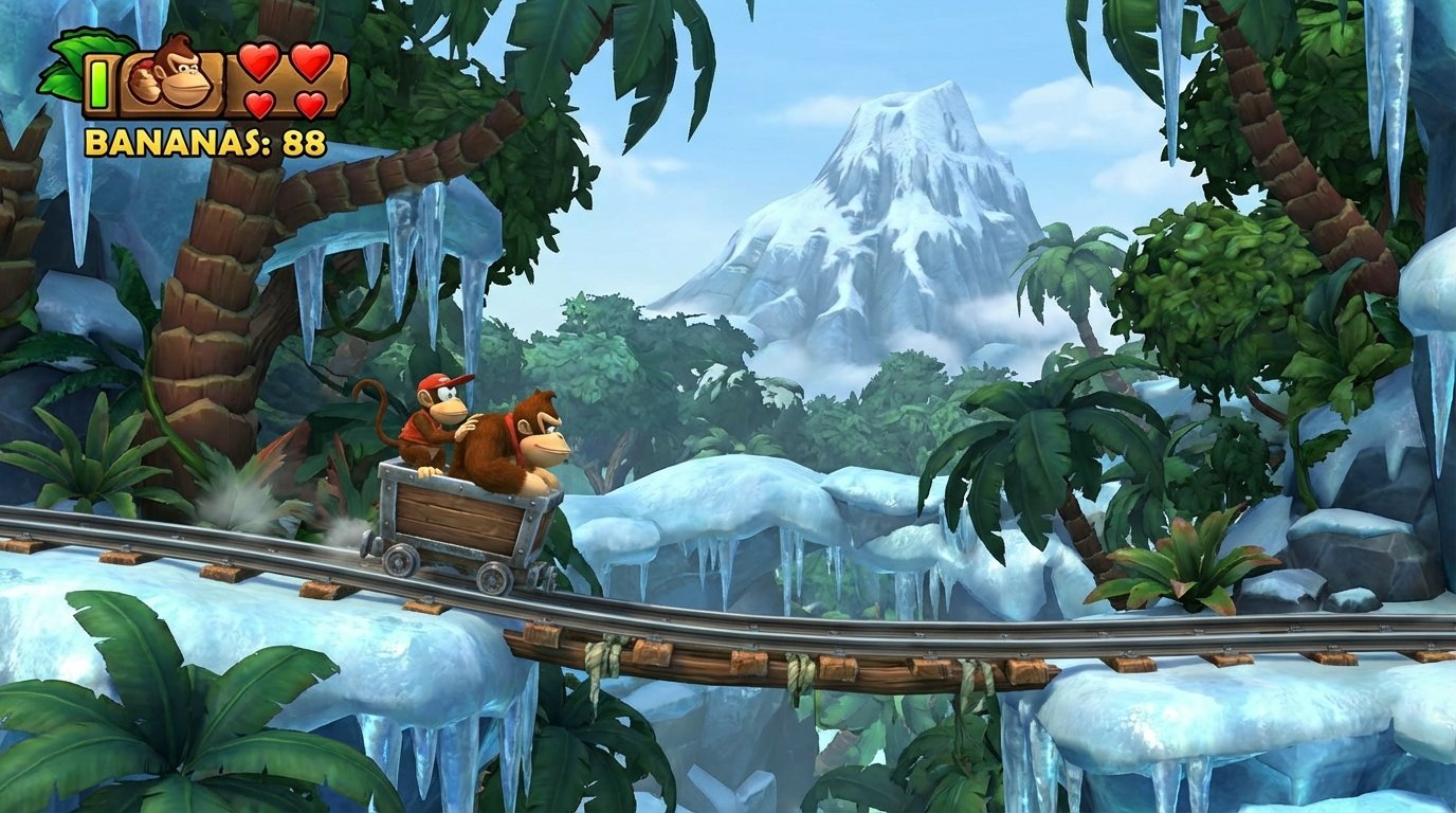 Donkey Kong Country: Tropical Freeze game screenshot