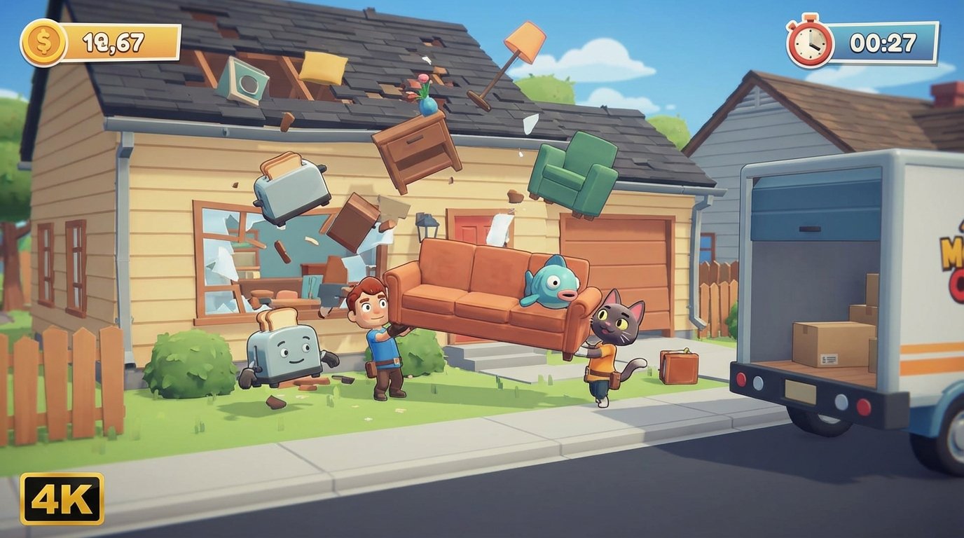 Moving Out game screenshot