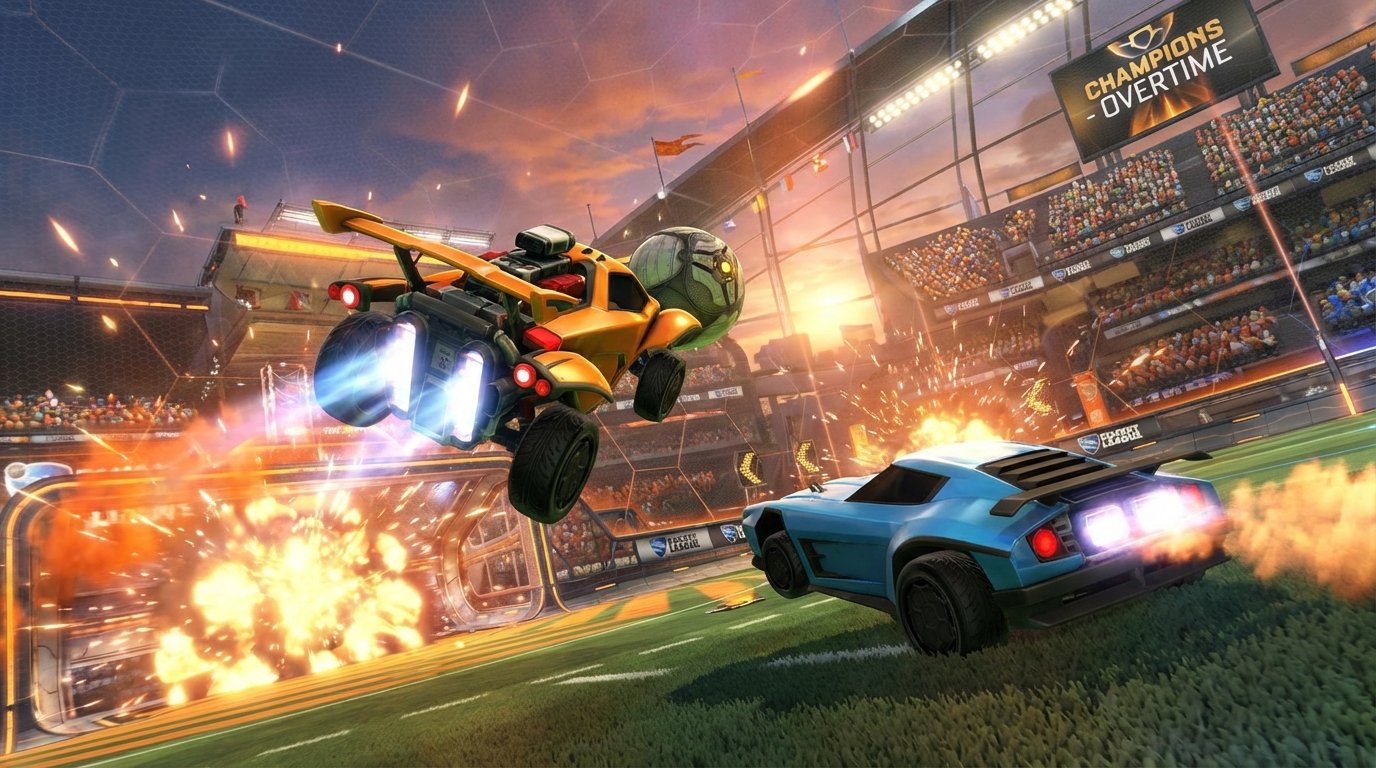 Rocket League game screenshot