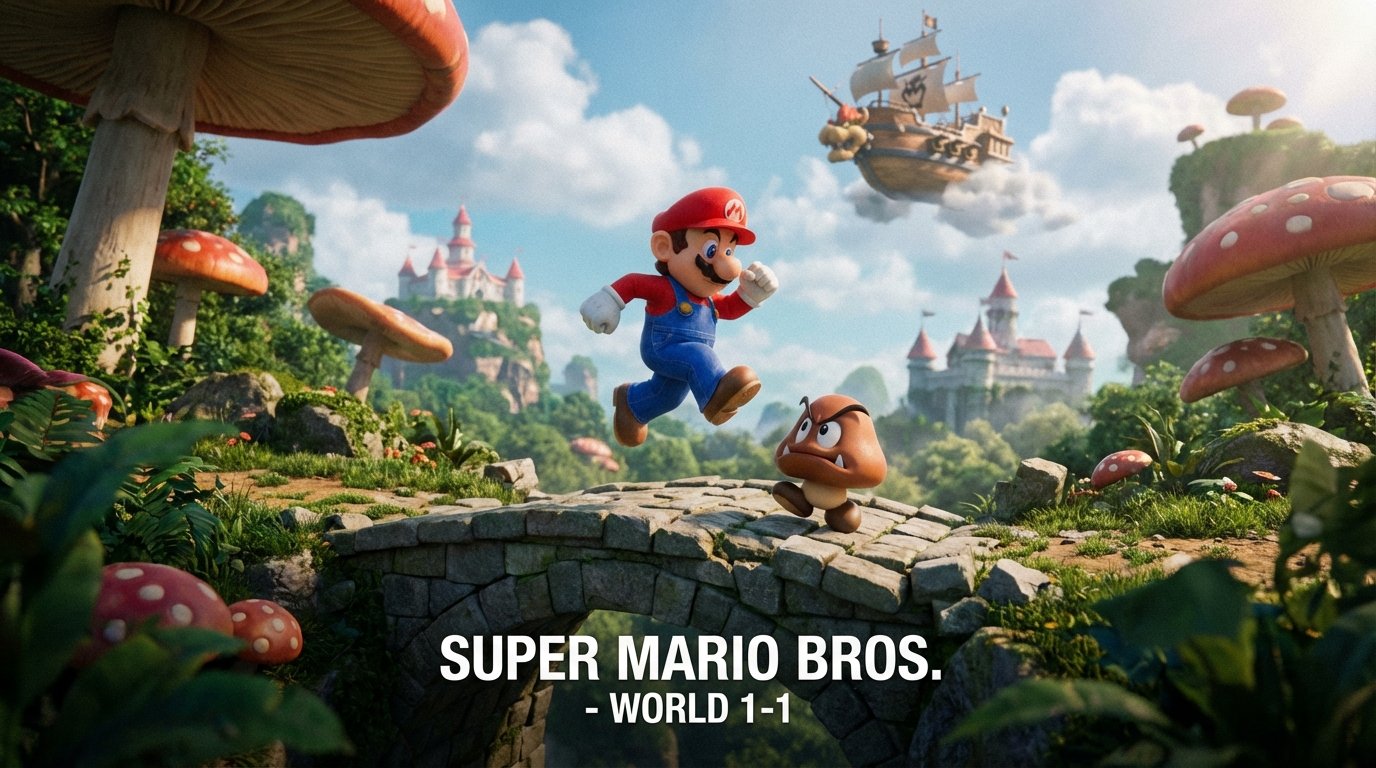 Super Mario Bros. game screenshot