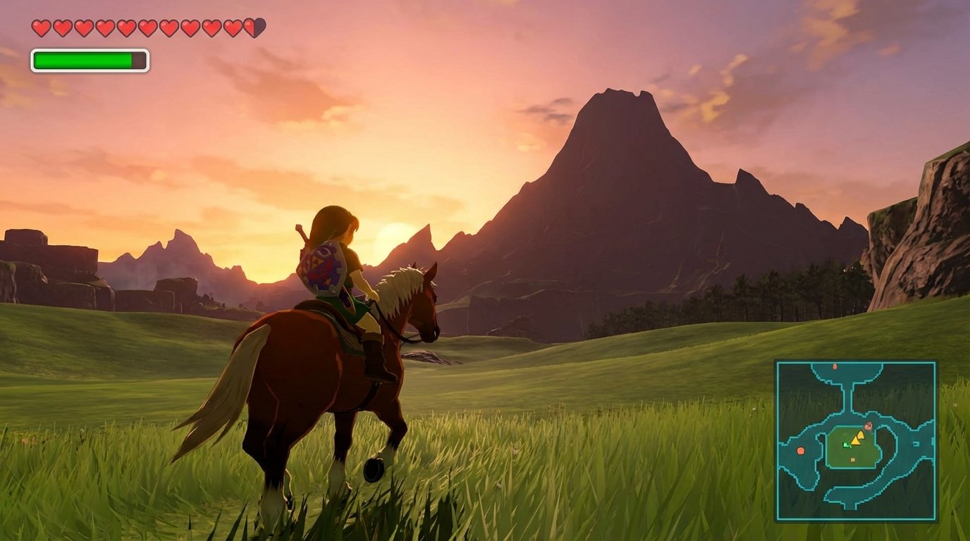 The Legend of Zelda: Ocarina of Time game screenshot