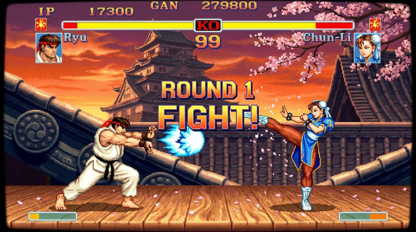 Street Fighter II game screenshot