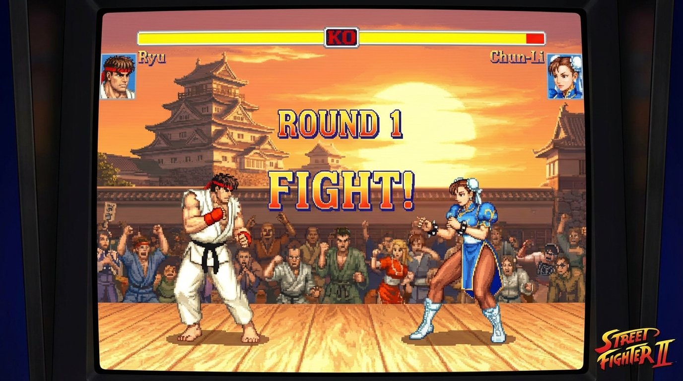 Street Fighter II game screenshot