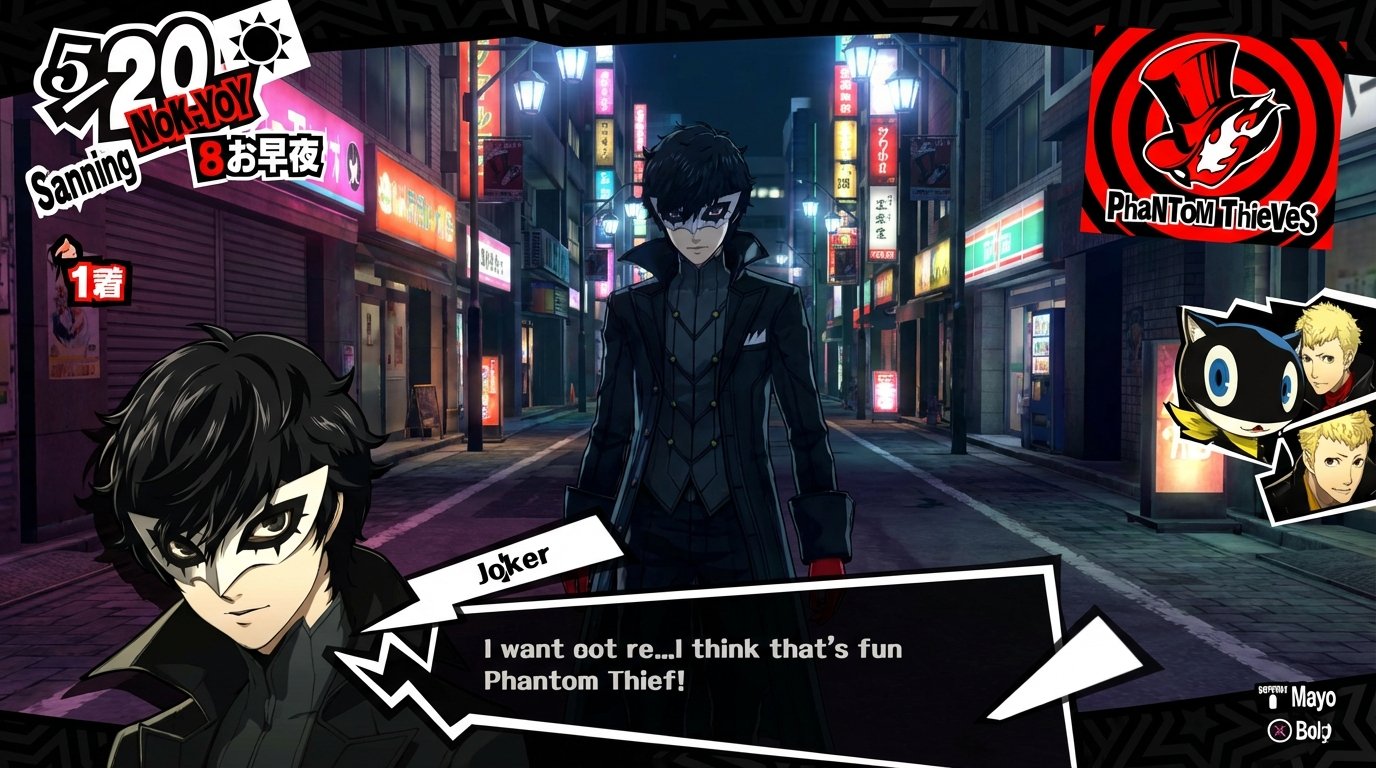 Persona 5 game screenshot