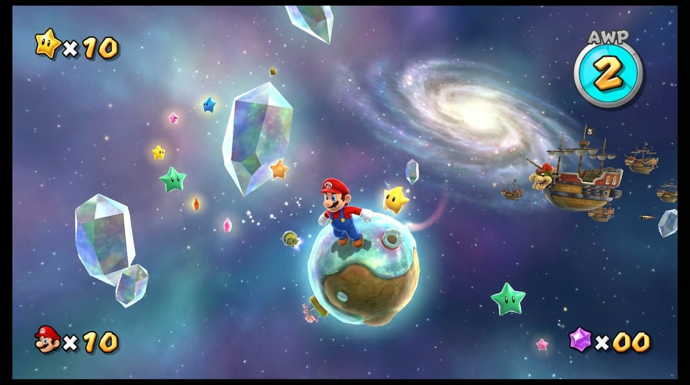 Super Mario Galaxy game screenshot