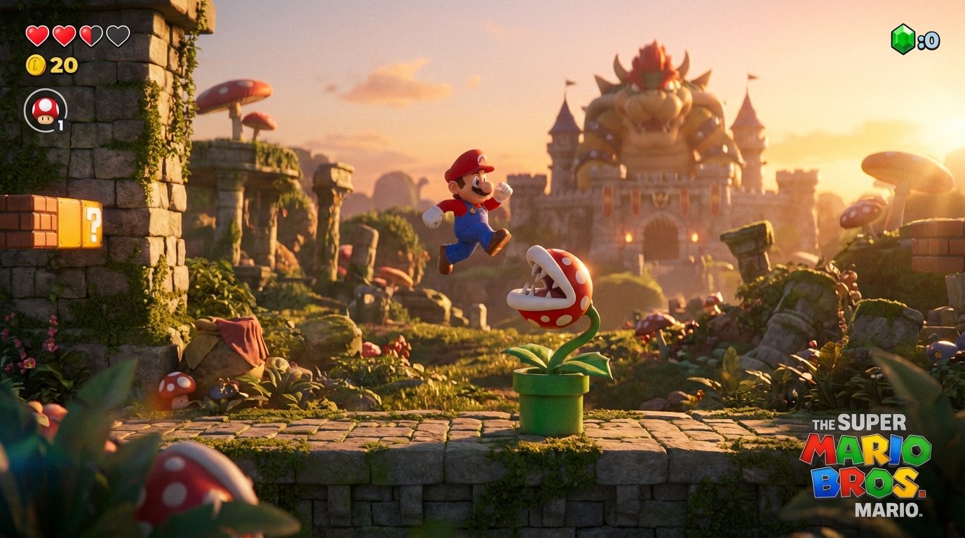 Super Mario Bros. game screenshot