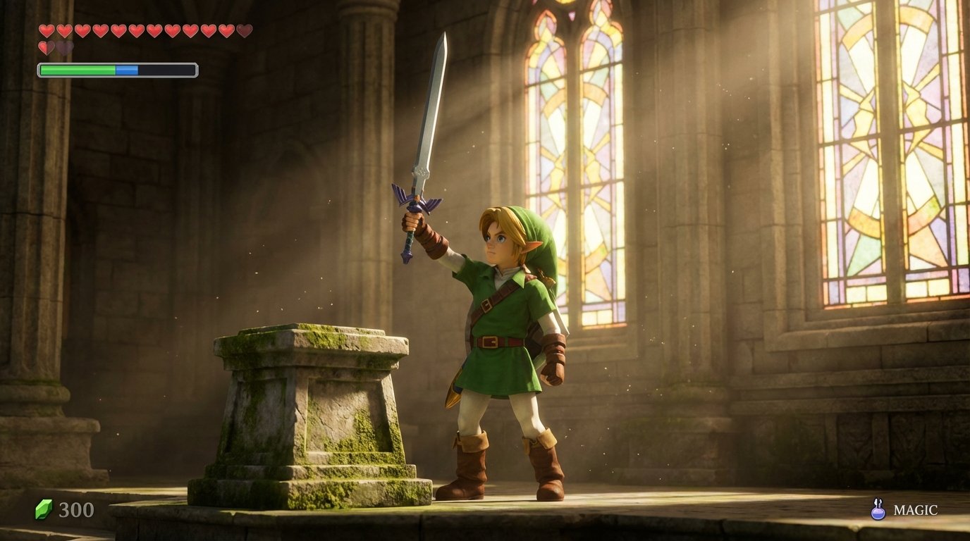 The Legend of Zelda: Ocarina of Time game screenshot