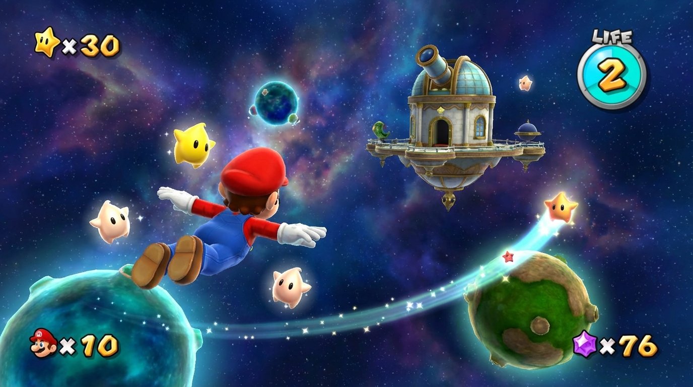 Super Mario Galaxy game screenshot