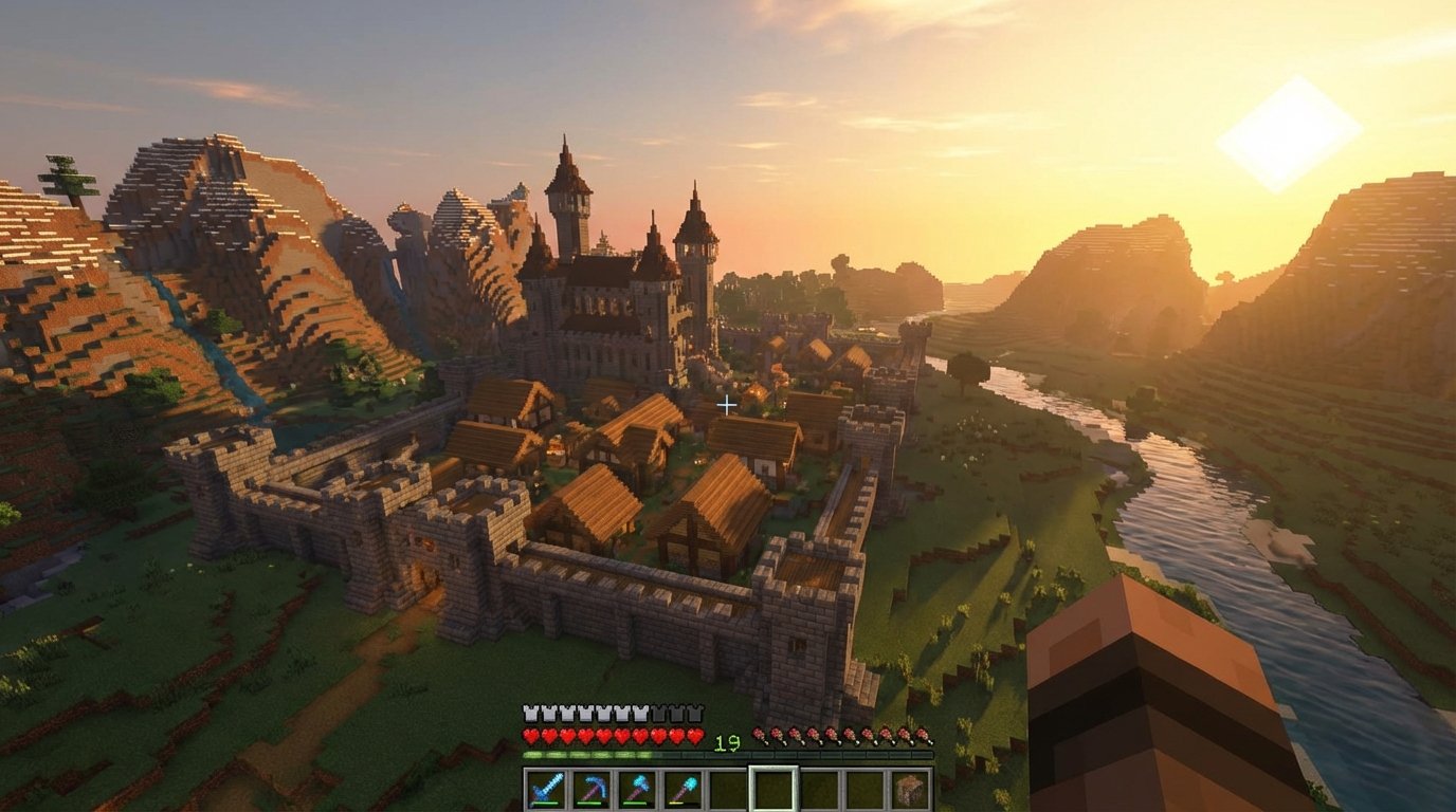 Minecraft game screenshot
