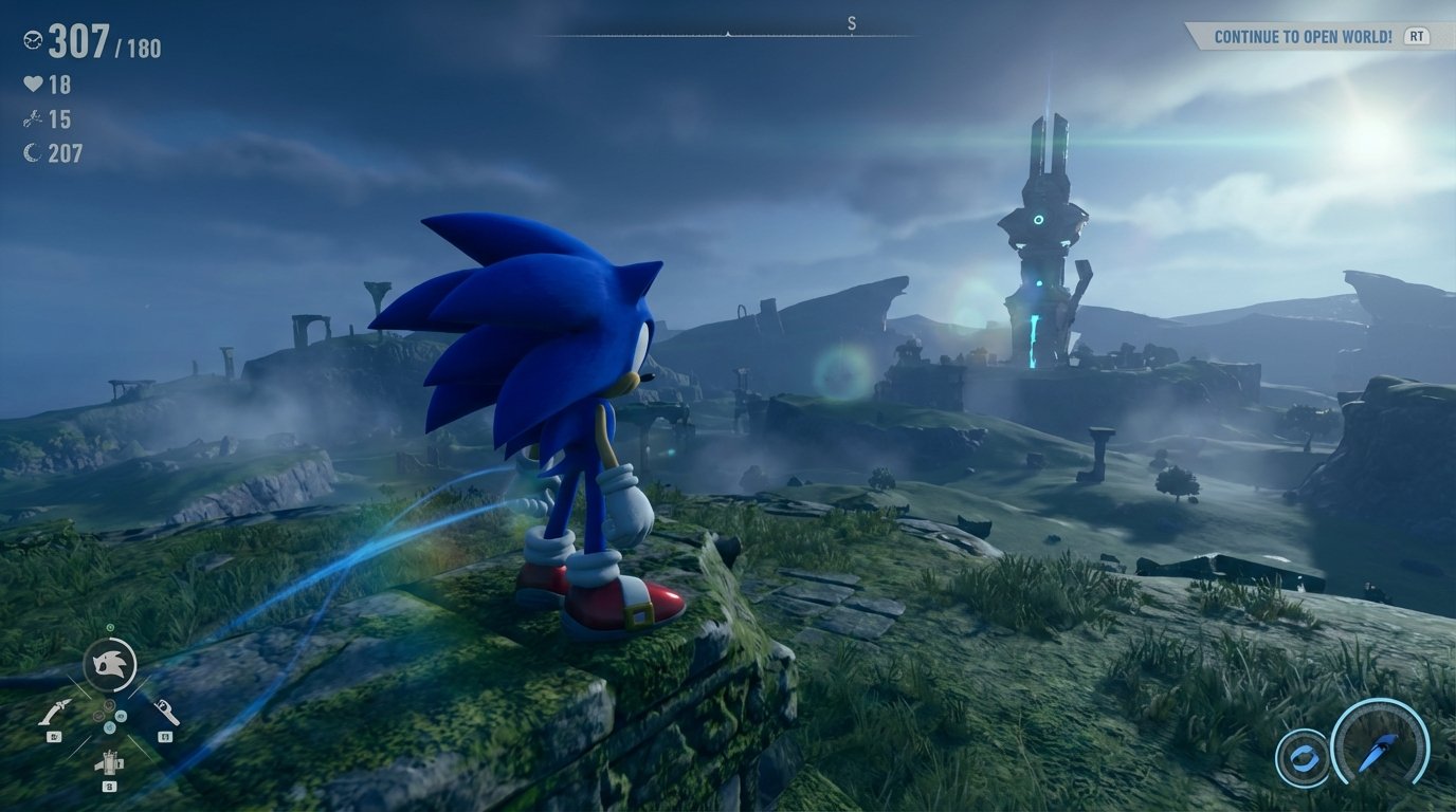 Sonic Frontiers game screenshot