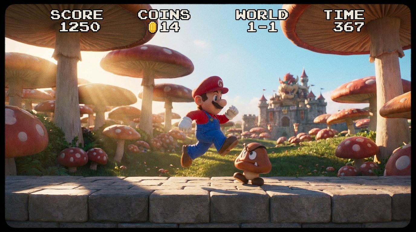Super Mario Bros. game screenshot