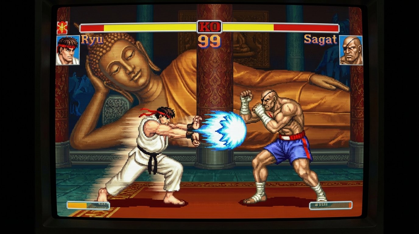Street Fighter II game screenshot