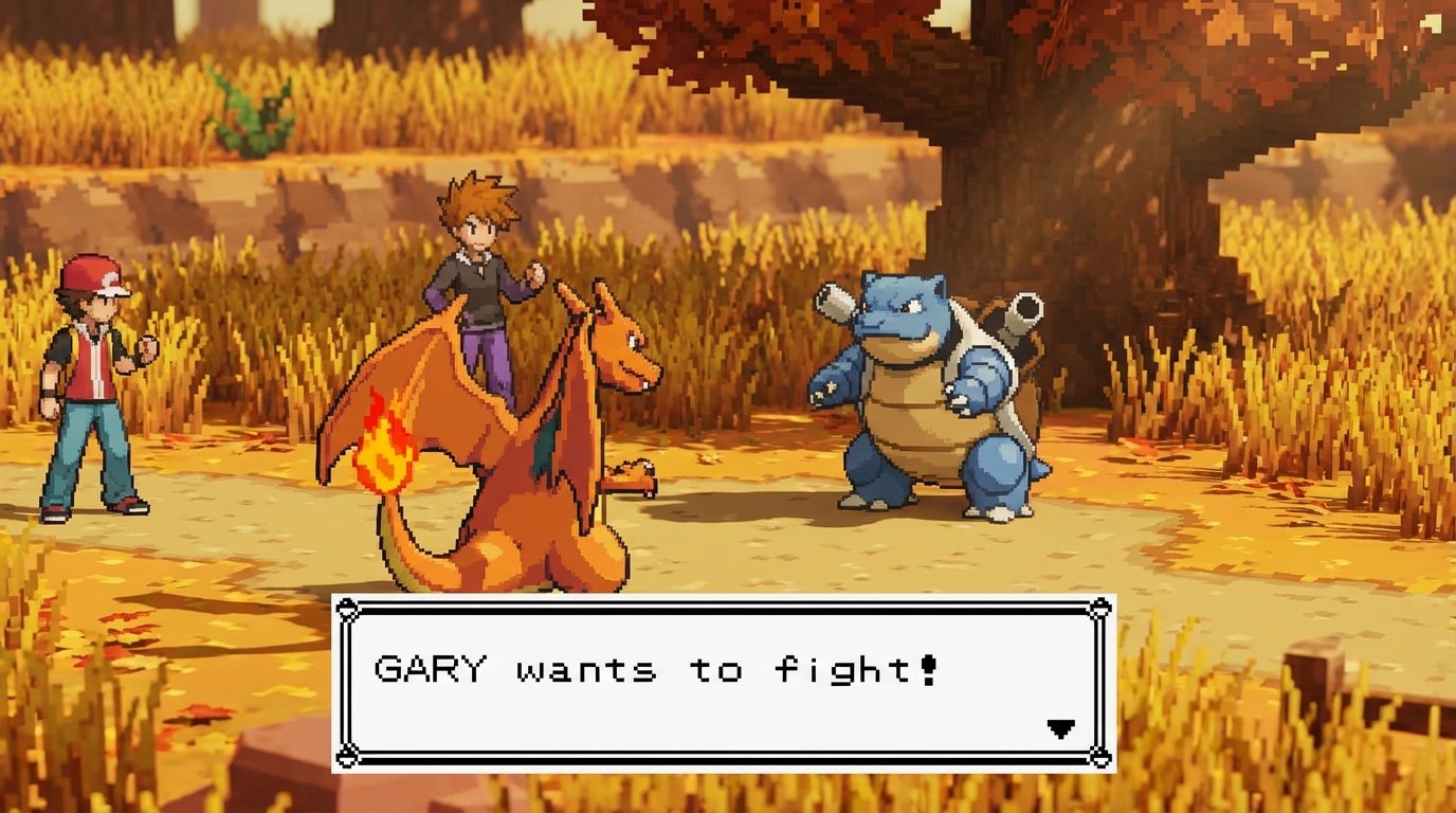 Pokémon Red and Blue game screenshot