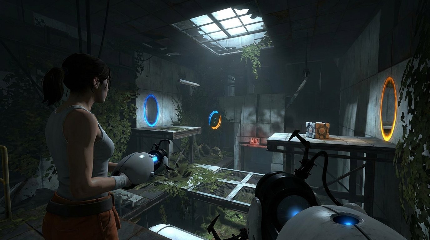 Portal 2 game screenshot