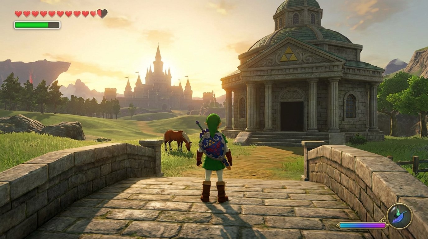 The Legend of Zelda: Ocarina of Time game screenshot