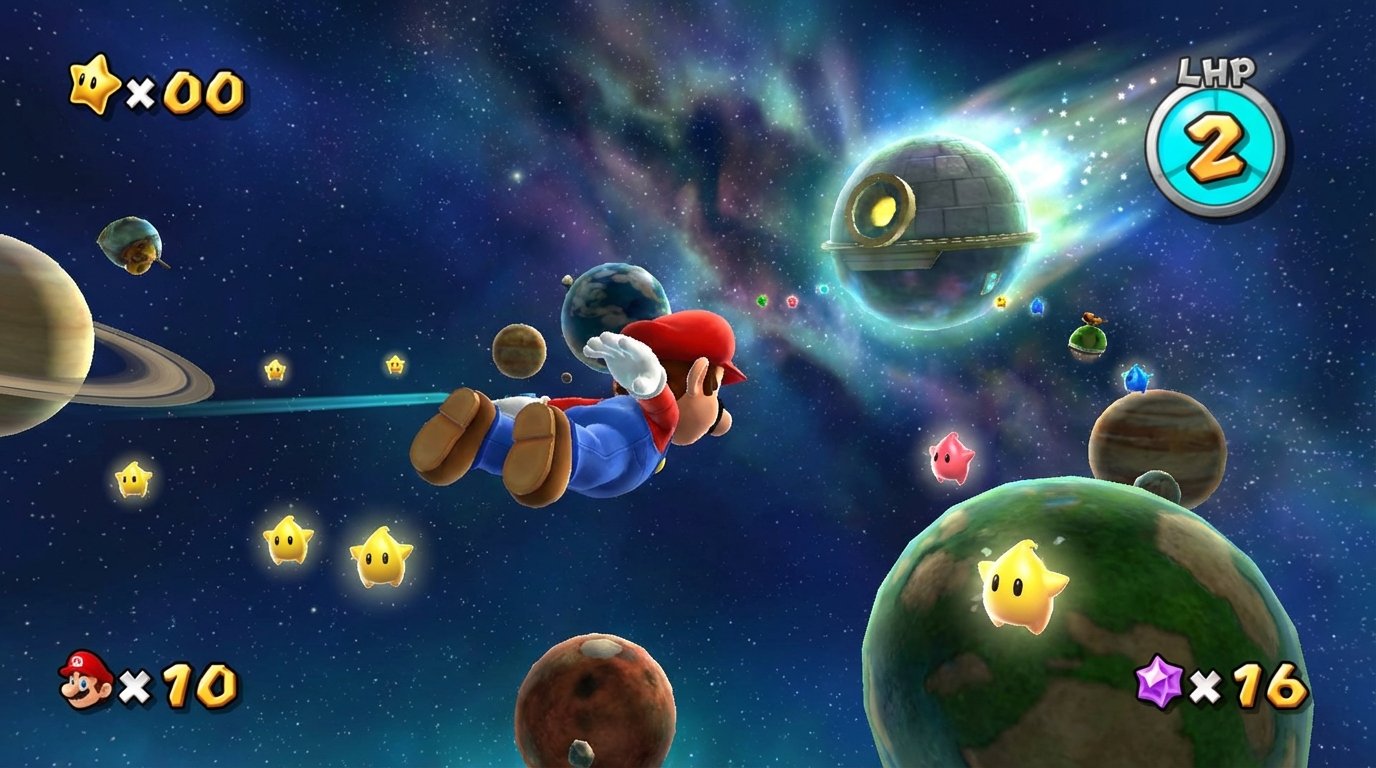 Super Mario Galaxy game screenshot