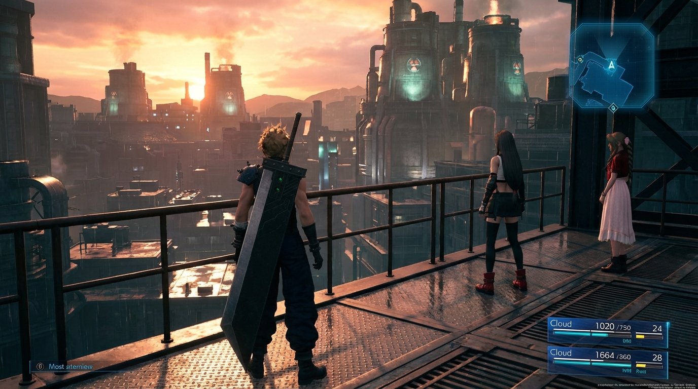Final Fantasy VII game screenshot