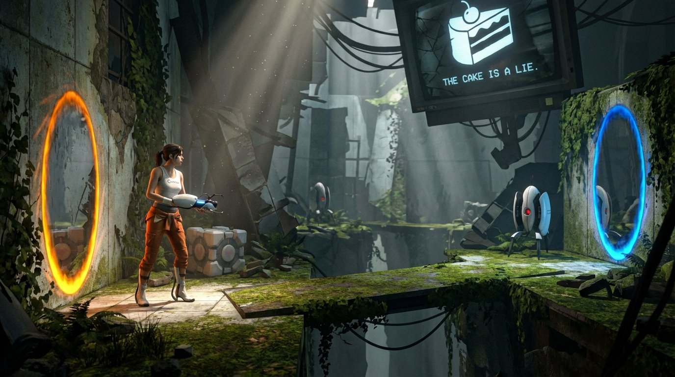 Portal 2 game screenshot