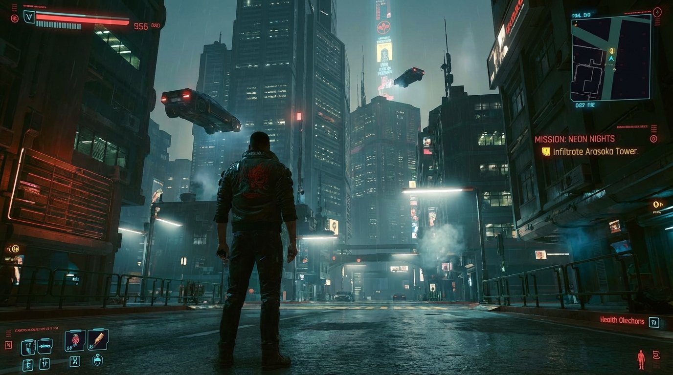 Cyberpunk 2077 game screenshot