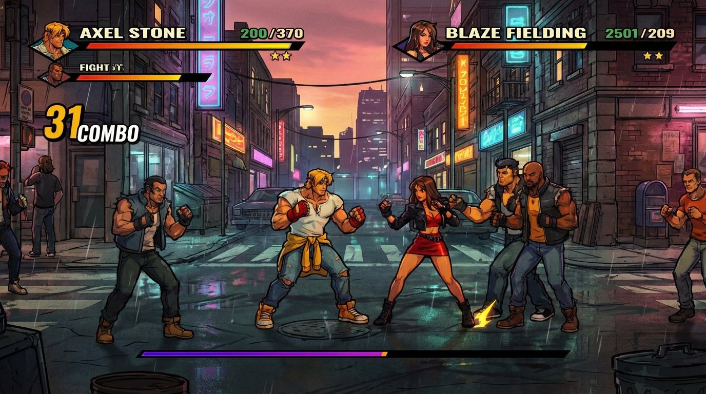 Streets of Rage 4 game screenshot