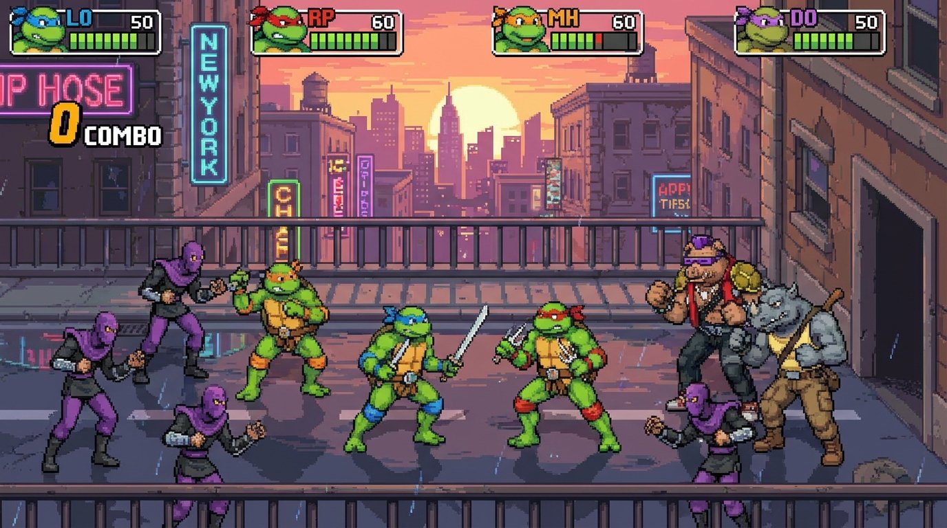 Teenage Mutant Ninja Turtles: Shredder’s Revenge game screenshot