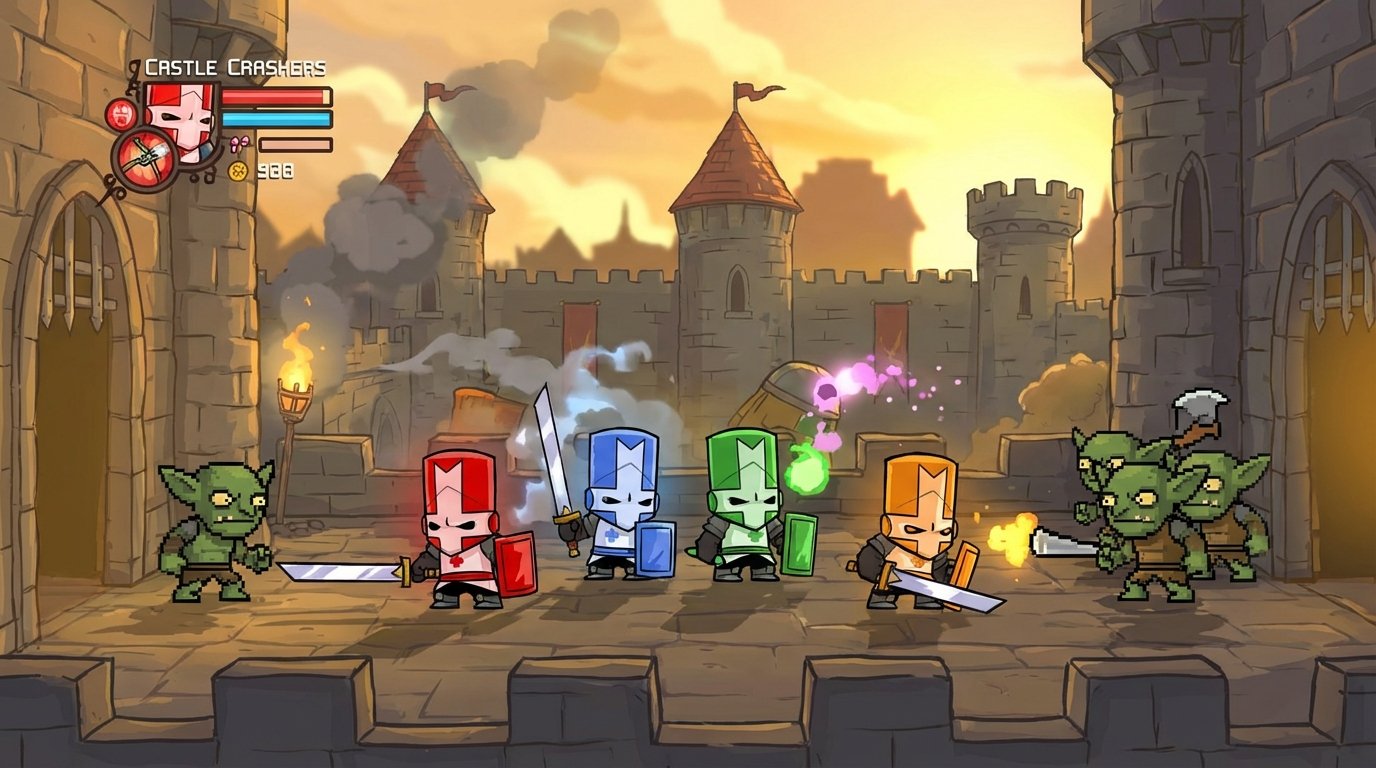 Castle Crashers game screenshot