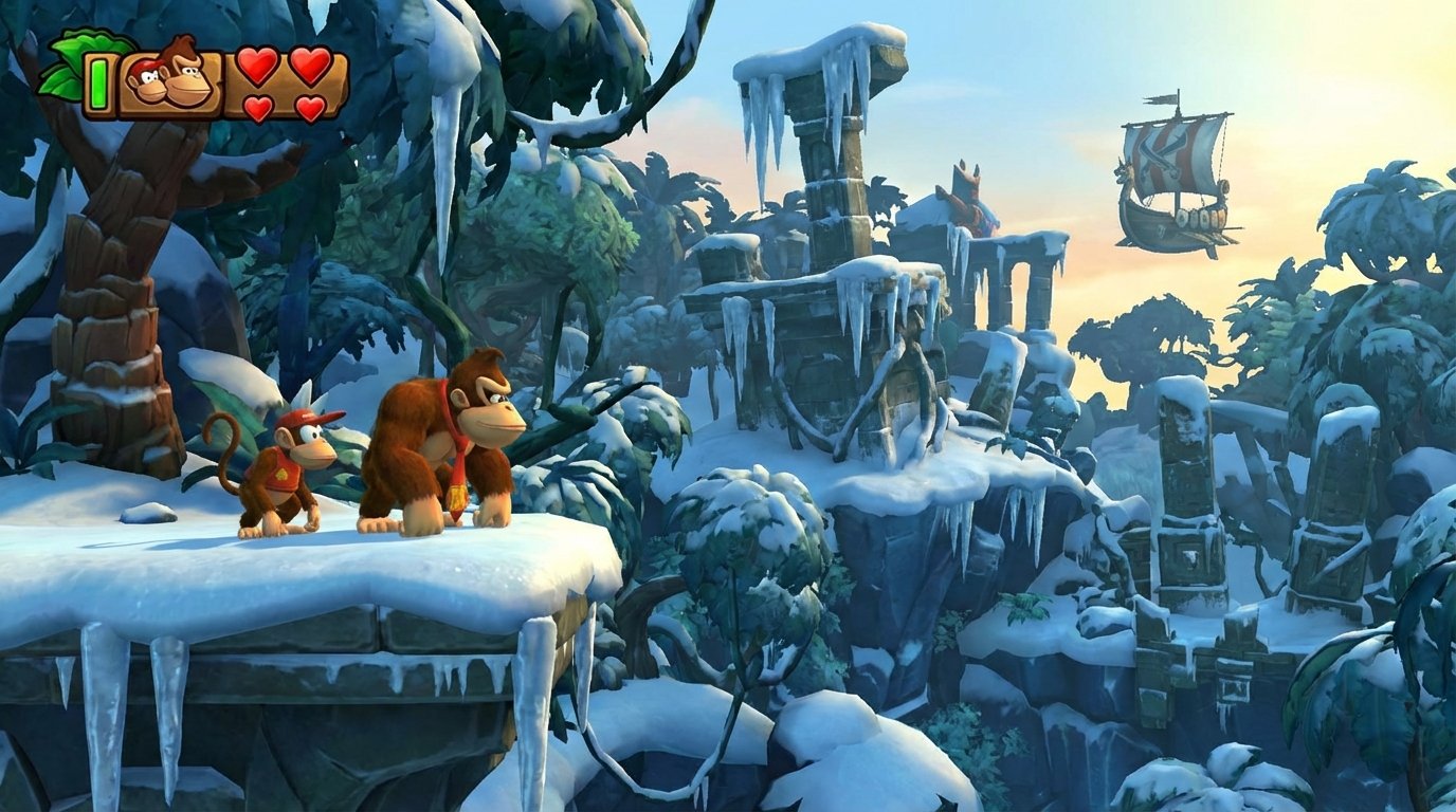 Donkey Kong Country: Tropical Freeze game screenshot
