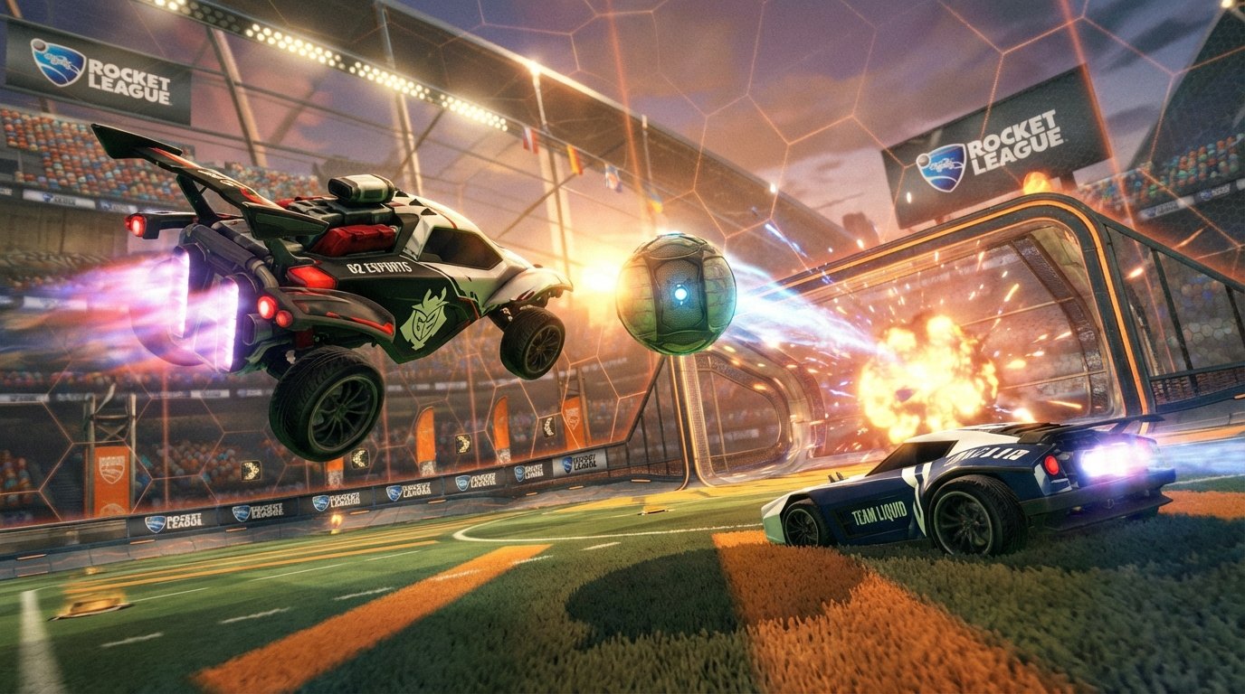 Rocket League game screenshot
