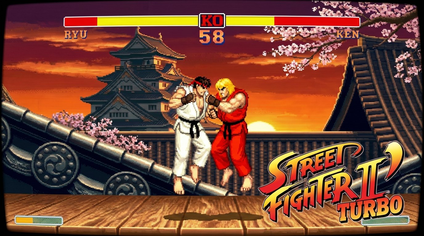Street Fighter II game screenshot
