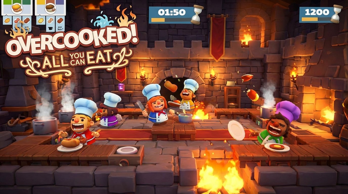 Overcooked! All You Can Eat game screenshot