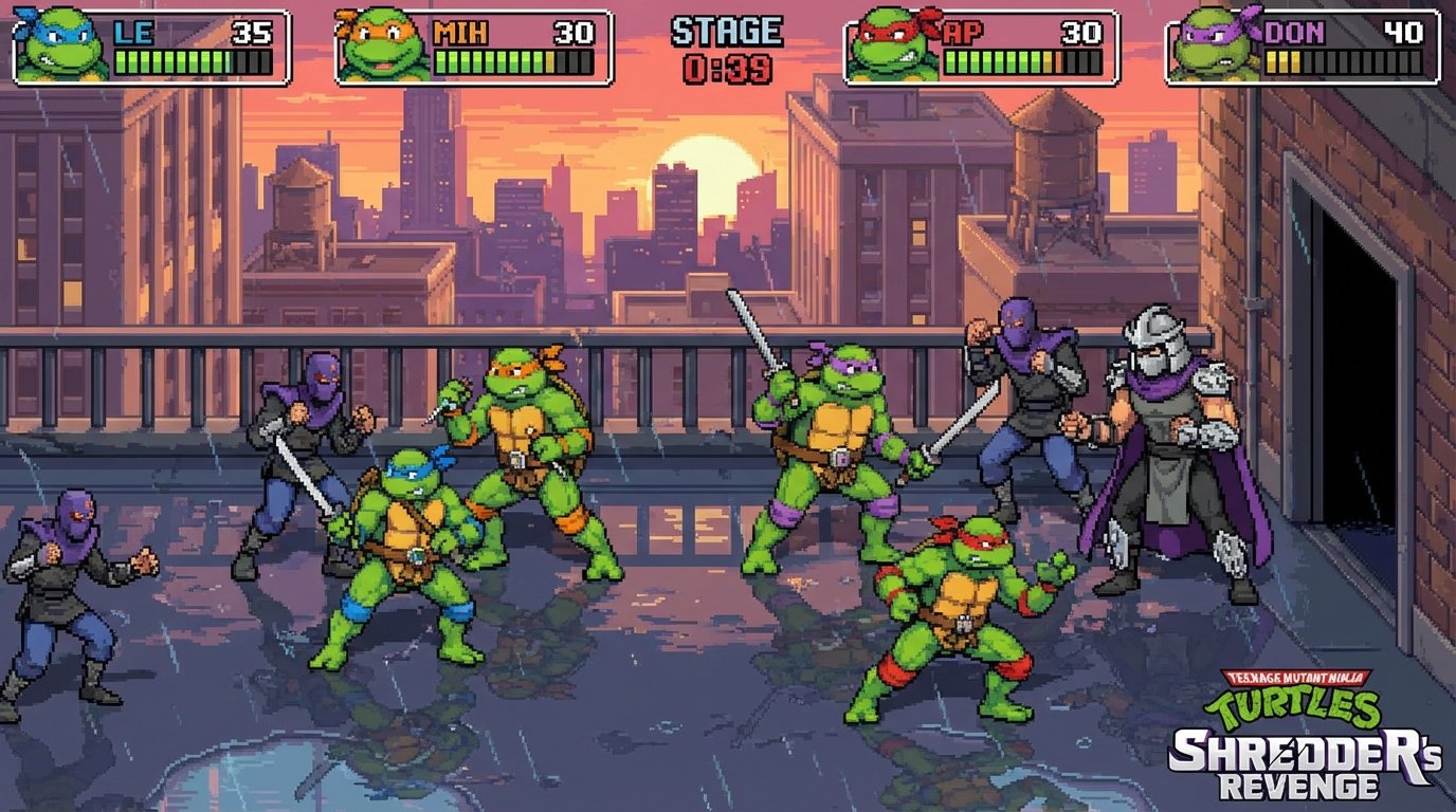Teenage Mutant Ninja Turtles: Shredder’s Revenge game screenshot