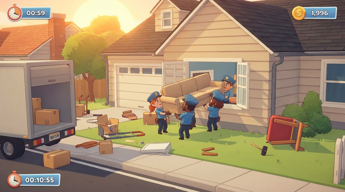 Moving Out game screenshot