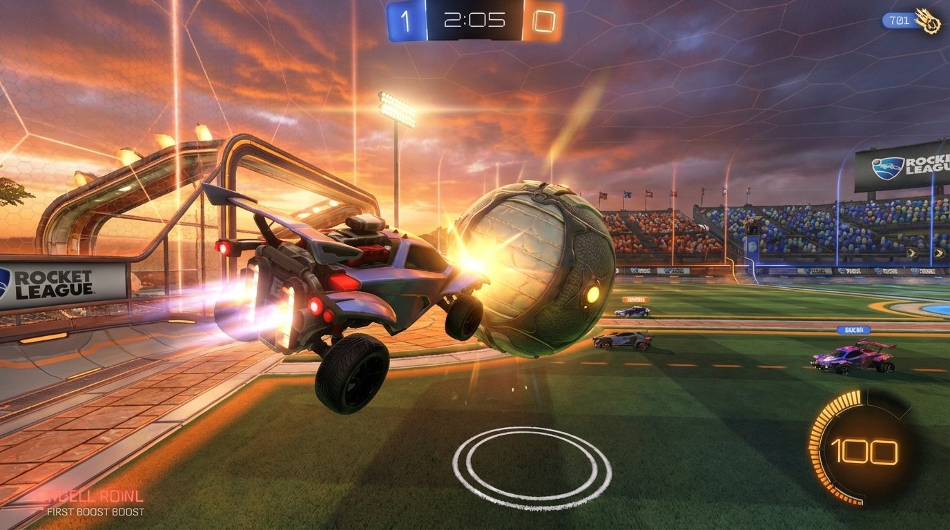 Rocket League game screenshot
