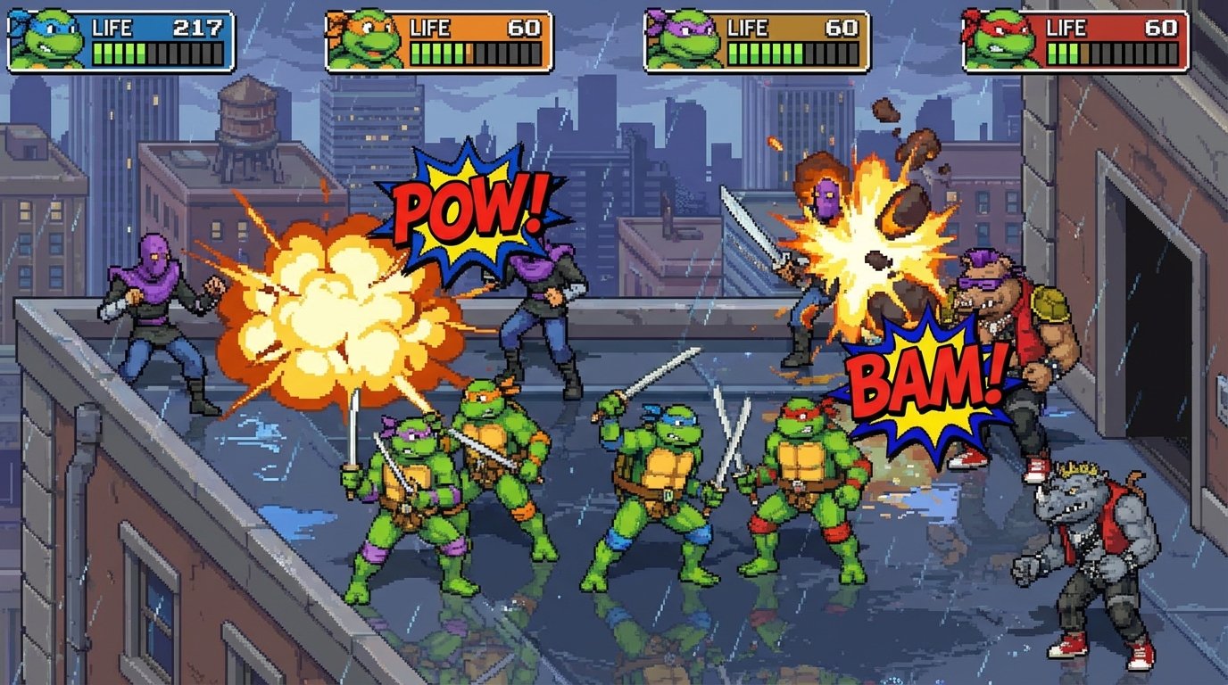 Teenage Mutant Ninja Turtles: Shredder’s Revenge game screenshot