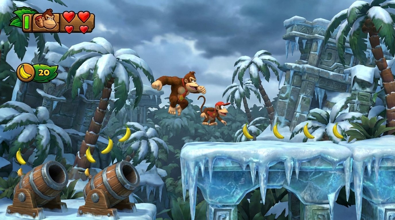 Donkey Kong Country: Tropical Freeze game screenshot