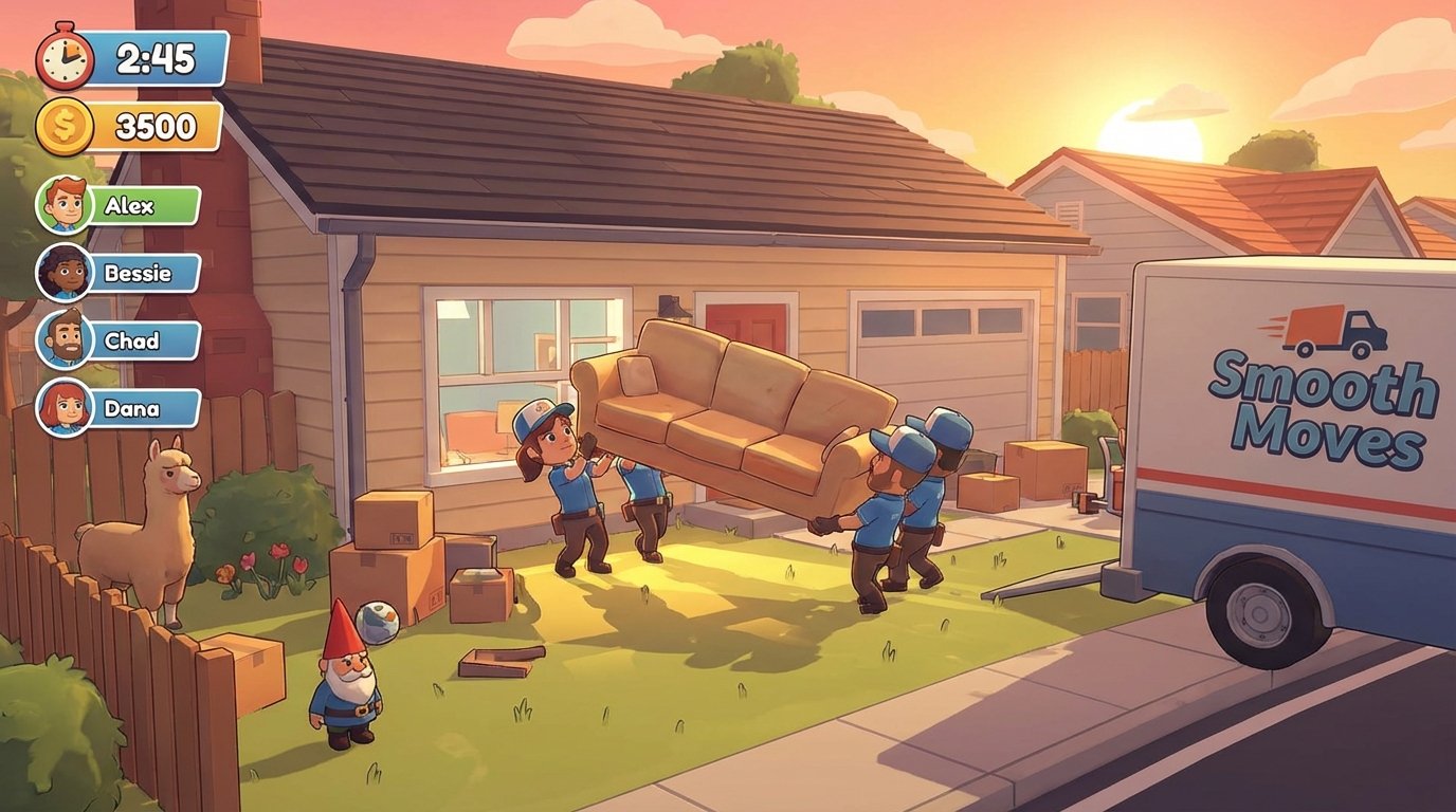 Moving Out game screenshot